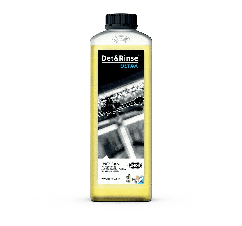 Средство моющее UNOX DB1050A0 Det&Rinse ULTRA (в наборе 10 бутылок по 1л.)